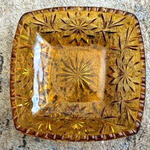 Vintage amber dish